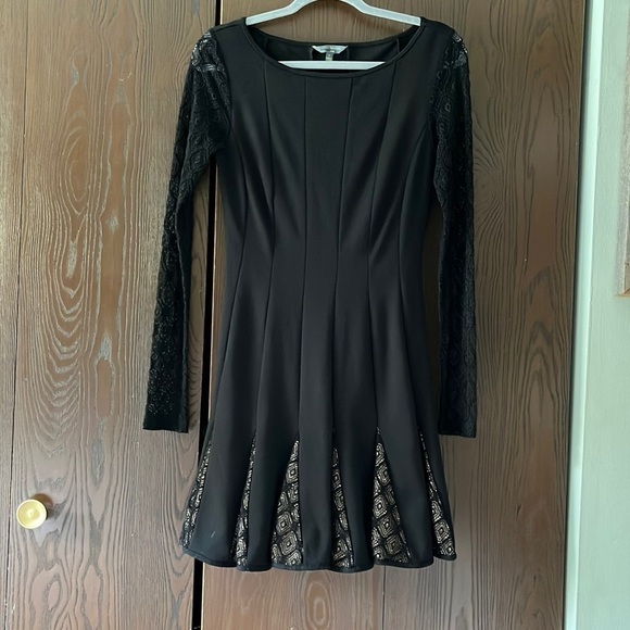 Catherine Malandrino long sleeved black cocktail dress. Size 2 - Picture 1 of 8